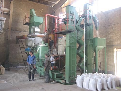 出口伊朗的热法覆膜砂设备 燃料：煤、天然气